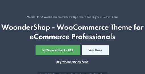 WoonderShop Theme GPL